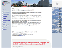 Tablet Screenshot of egk.de